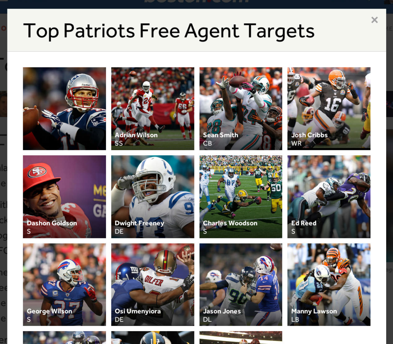 boston dot com screen