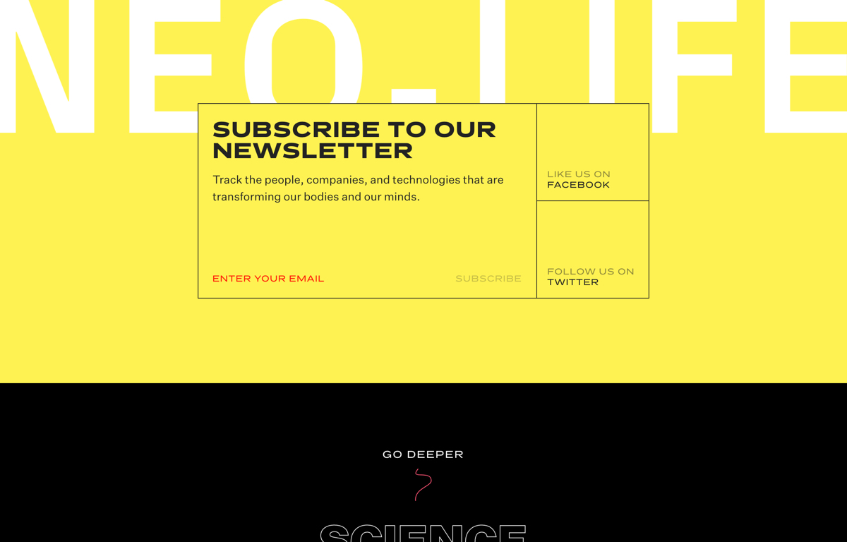 NEOLIFE signup form