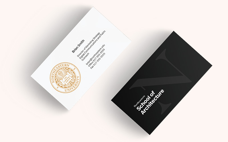 Northeastern Business Cards