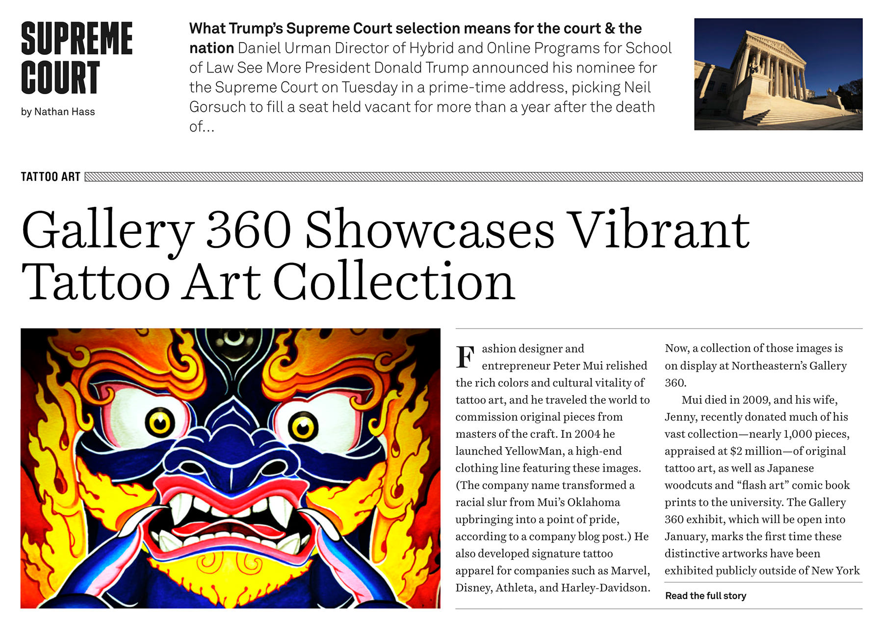 example northeastern news article