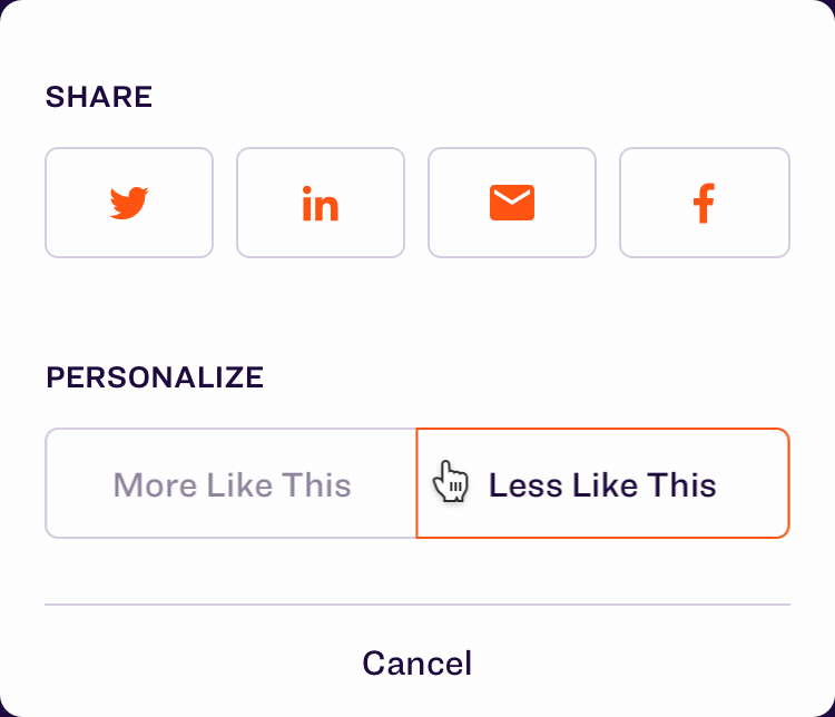 App Feature: Personalizing