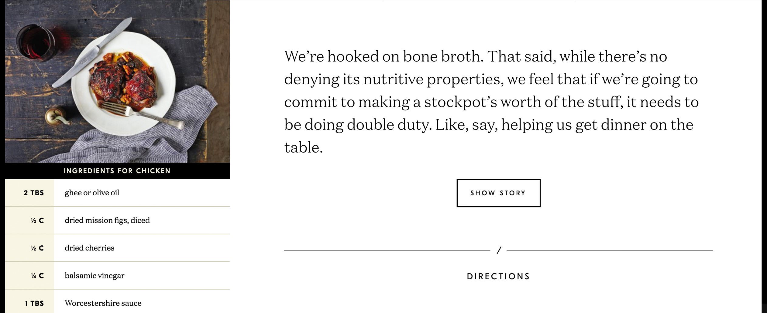 example taste article section