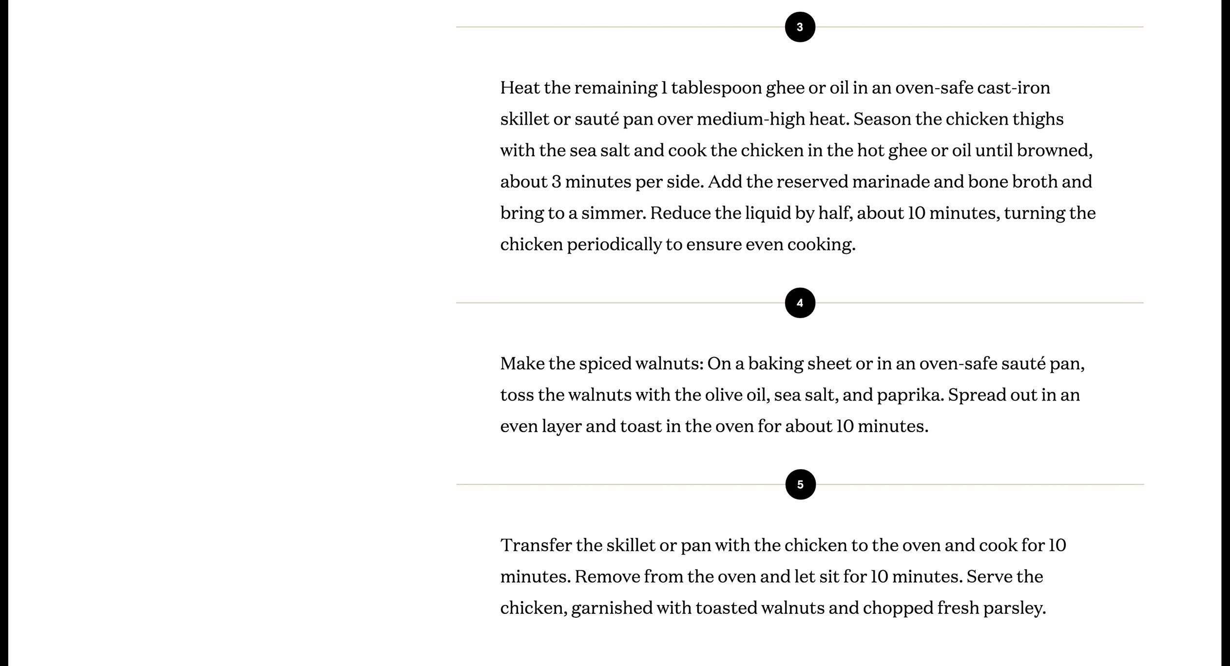 example taste article section