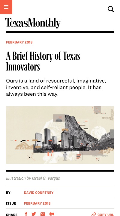 A Brief History of Texas Innovators