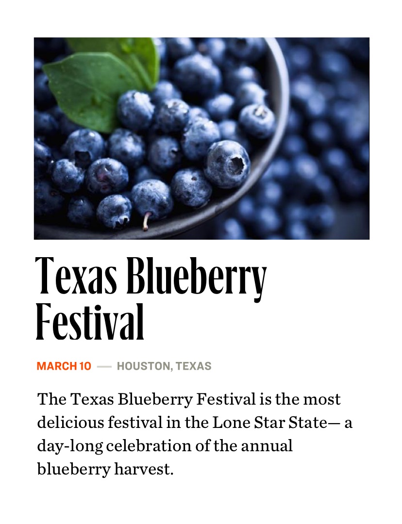 Texas Blueberry Festival