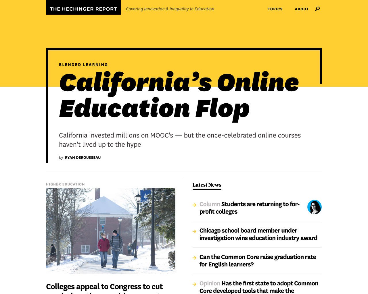 hechinger homepage