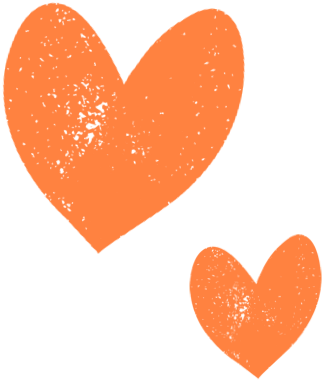 Heart stamps from the Love, Tito's campaign