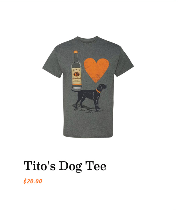 Tito's Dog Tee