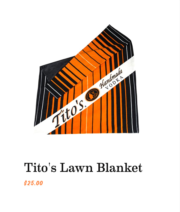 Tito's Lawn Blanket