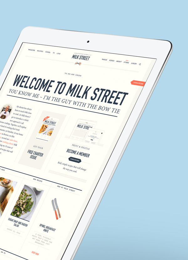 Milk Street website