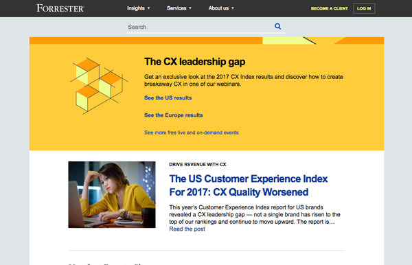 Forrester screenshot
