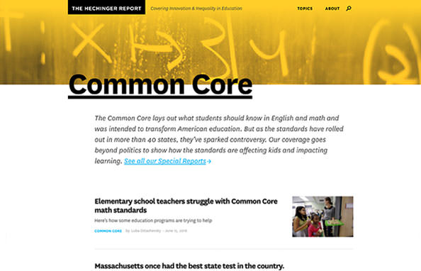 The Hechinger Report screenshot