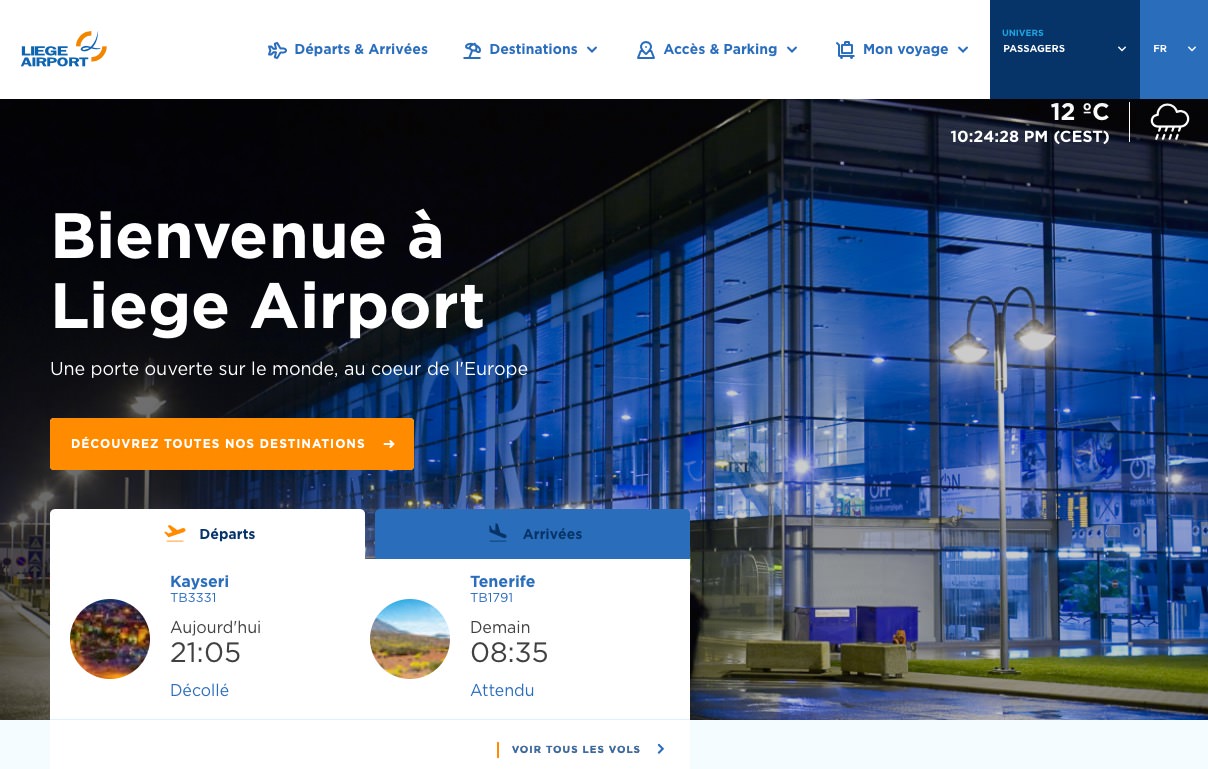 Liege Airport screenshot