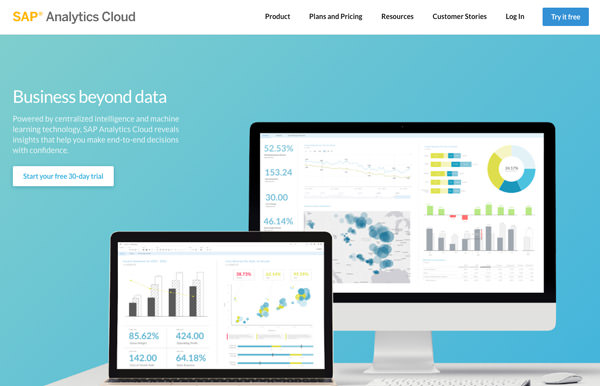 SAP Analytics screenshot