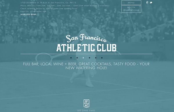 San Francisco Athletic Club screenshot