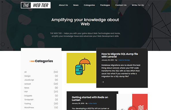 The Web Tier screenshot