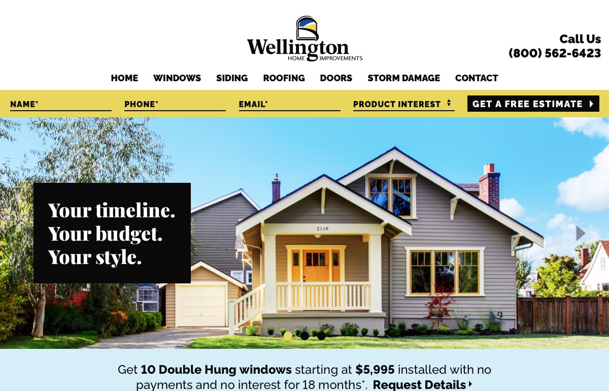 Wellington Home Improvements screenshot