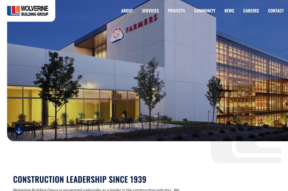 Wolverine Building Group screenshot