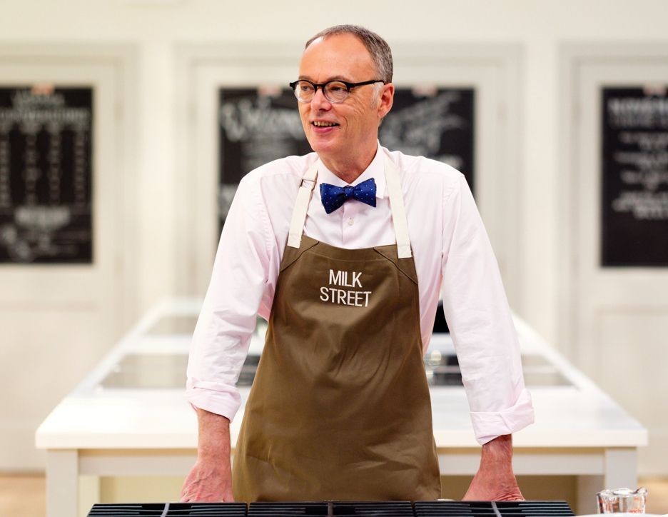 Christopher Kimball in the kitchen